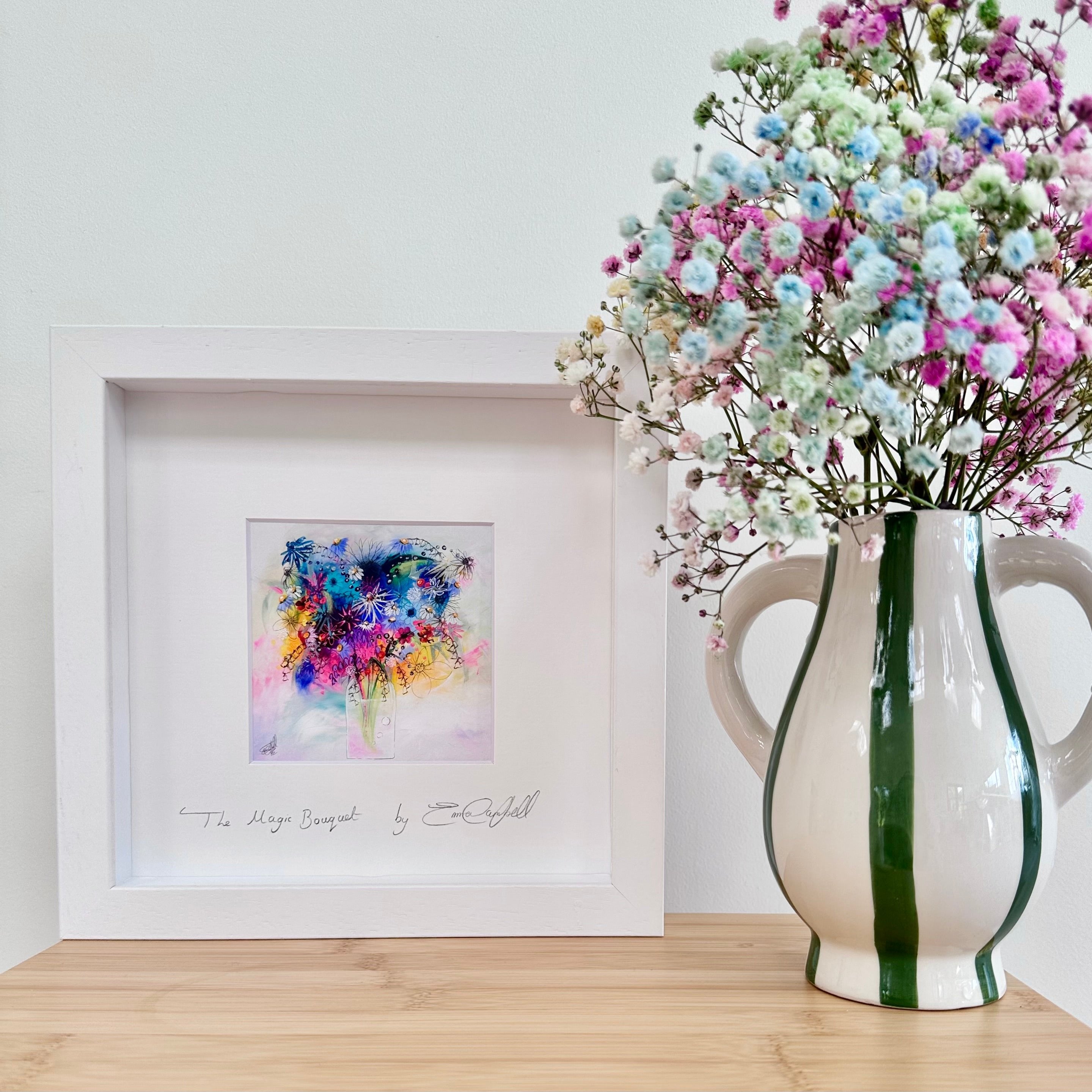 The Magic Bouquet Framed